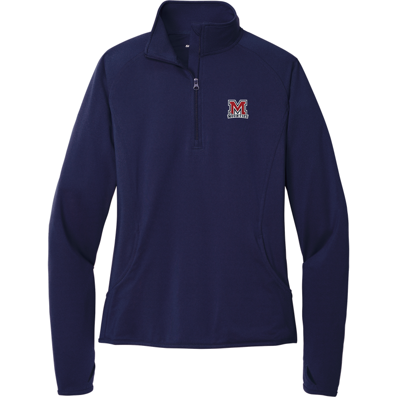 Jr. Mounties Ladies Sport-Wick Stretch 1/4-Zip Pullover