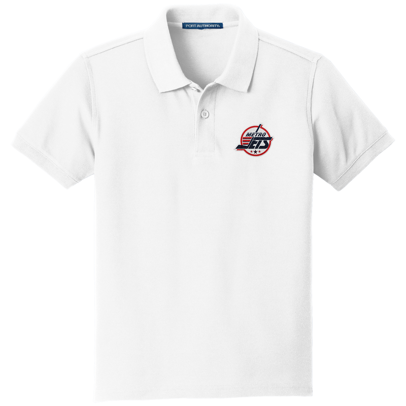 Metro Jets Youth Core Classic Pique Polo